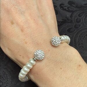 Elegant Silver Beaded Bracelet